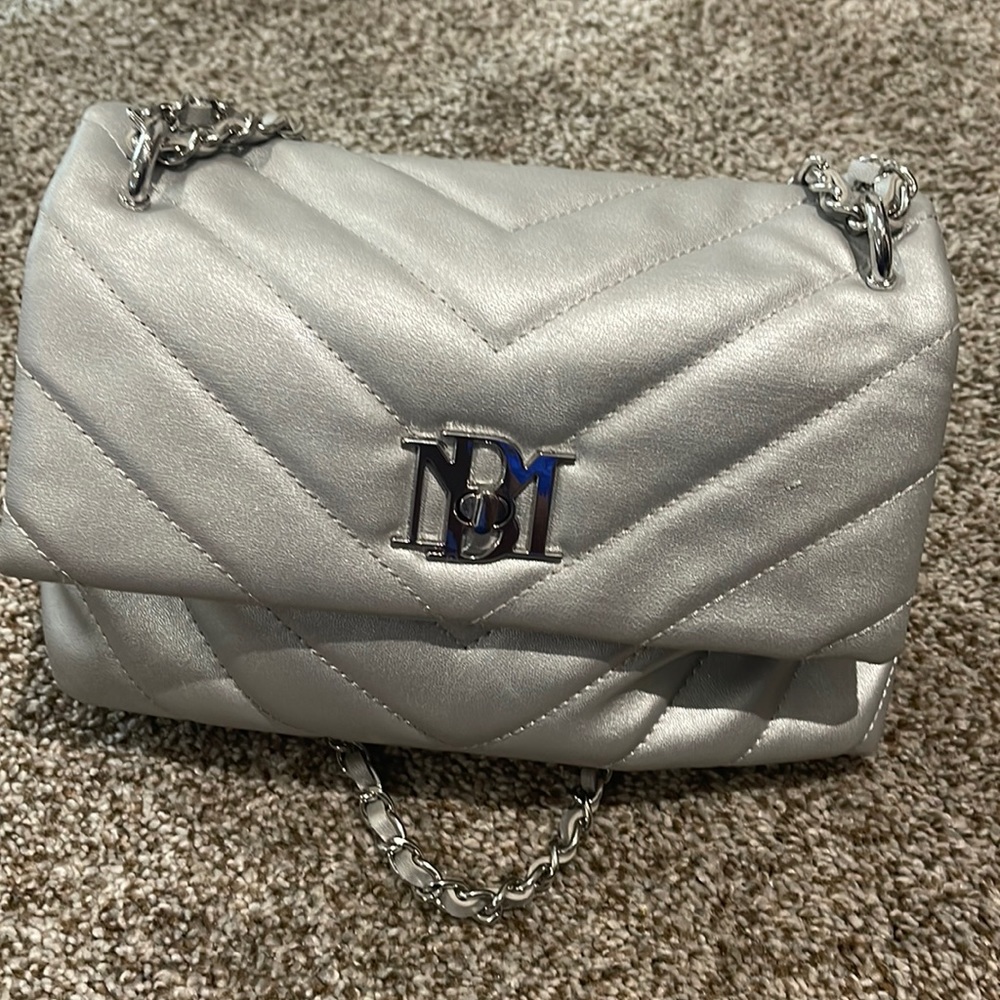 Badgley Mishka silver bag